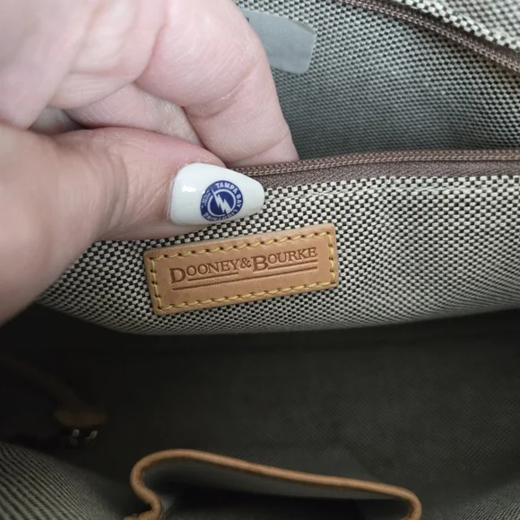 Dooney & Bourke Dark Brown and Tan Satchel, 4 Piece Set! - Picture 15 of 16